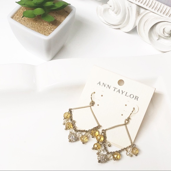 Ann Taylor Jewelry - Ann Taylor Beaded Chandelier Earrings